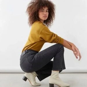 Everlane Dark Blue The Authentic Stretch Slim Bootcut Jean Size 24